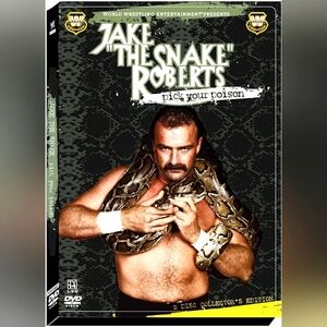 WWE Jake The Snake Roberts Pick Your Poison DVD Set 🟢🟣 WWE Legend